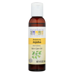 Aura Cacia - Jojoba Natural Skin Care Oil - 4 Fl Oz - skincare, nourishment moisturizing, massage