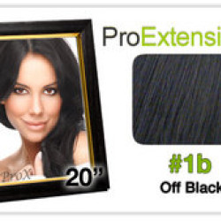 Pro Great True Human Remy Hair Extensions Pro Lace 20 inch Off Black Remy 