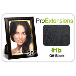Pro Great True Human Remy Hair Extensions Pro Lace 20 inch Off Black Remy 
