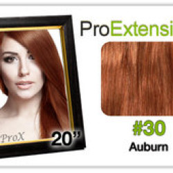 Pro Great True Human Hair Extensions Pro Lace 20 inch Auburn  