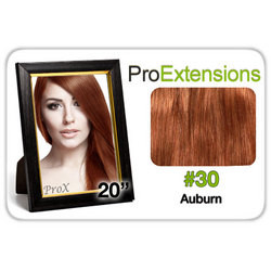 Pro Great True Human Hair Extensions Pro Lace 20 inch Auburn  