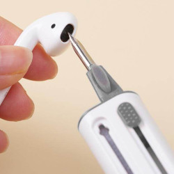 Multi-function White Cleaning Brush Kit For AirPods; Earpods; Keyboard