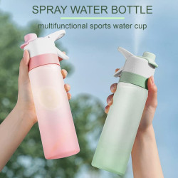 Spray Water Bottle For Outdoor Sport Fitness Water Cup Large Capacity Spray Bottle BPA Free Drinkware Travel Bottles Kitchen Gadgets Eco-Friendly Large CapacitySpray Water Bottle